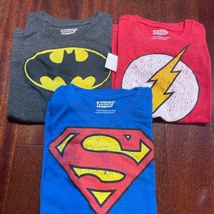 Bundle of 3 Superhero Shirts